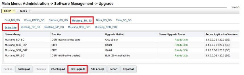 Site Upgrade - Entire Site View Site Upgrade - Entire Site View